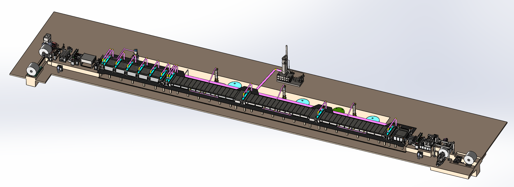 Pickling Line Isometric View